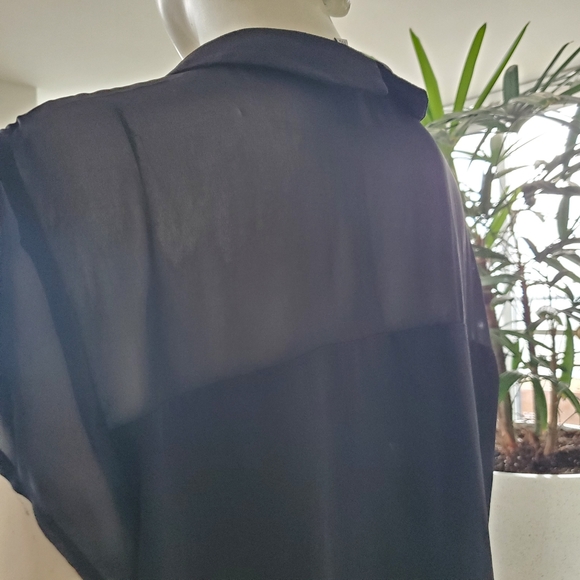 Alfred Sung Sheer Top - Picture 5 of 5